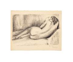 Nude - Lithograph on Paper by Pierre Guastalla