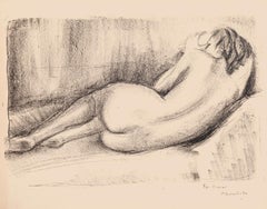 Nude - Lithograph on Paper by Pierre Guastalla