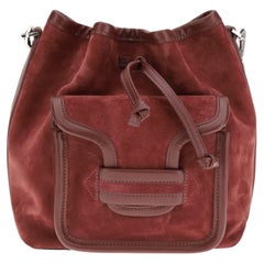 Pierre Hardy Alpha Bucket Bag — Red