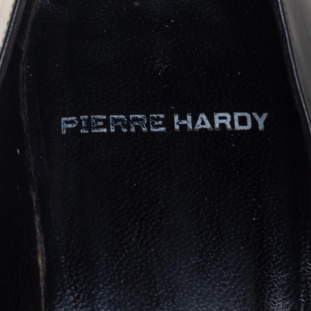 Pierre Hardy Bombas de tacón de gatito de ante y piel multicolor Oh Roy Tamaño 38 1