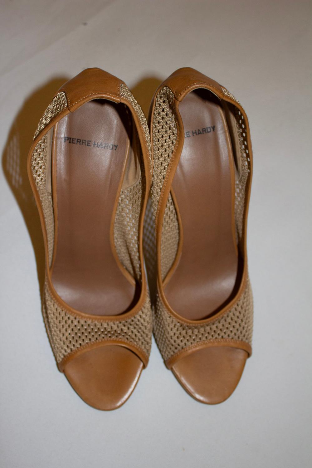 Marrone Scarpe Pierre Hardy con tacchi meravigliosi in vendita