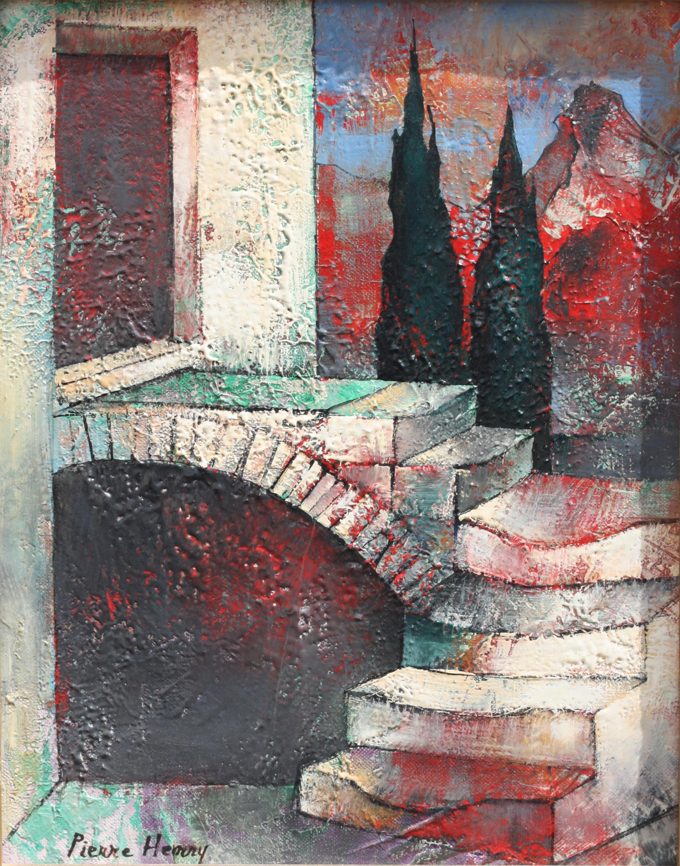 Gemälde, Öl auf Leinwand, PIERRE-HENRY (1924-2015) im Angebot 3