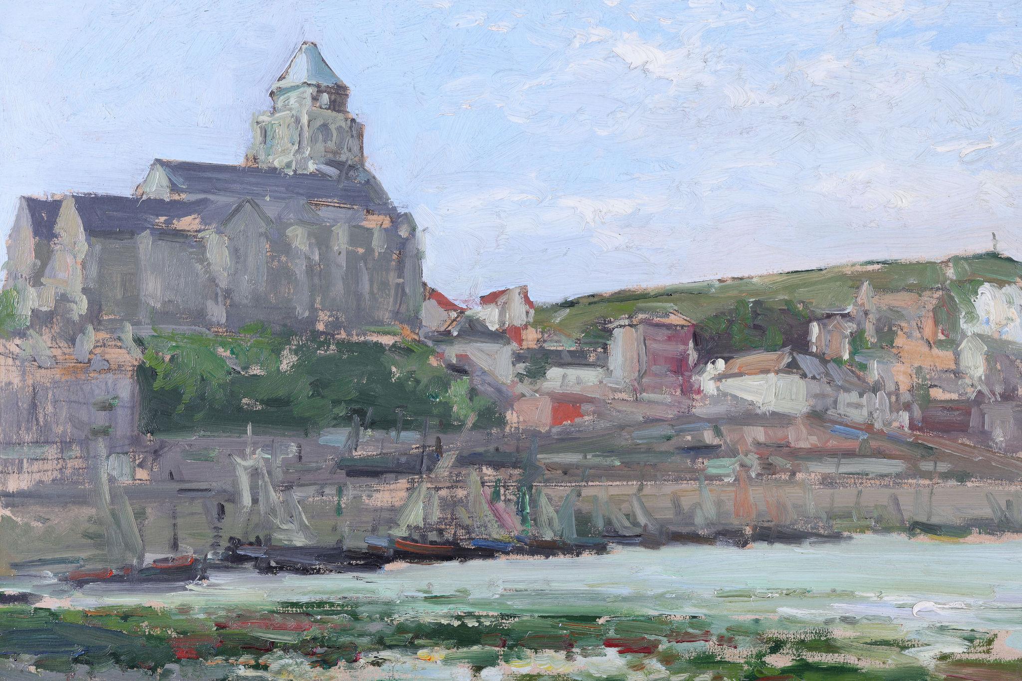The Fishing Port of Les Treport 
Pierre Jacques Pelletier
French 1869 - 1931
15 x 22