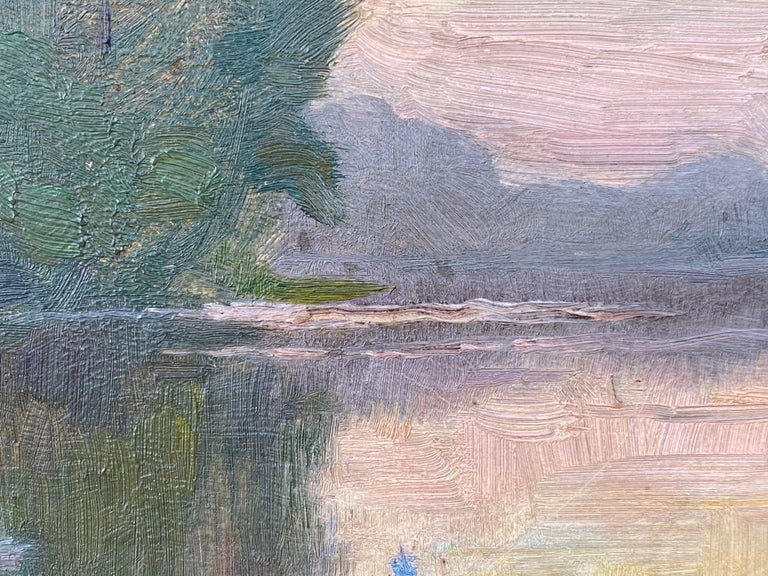 PierreJean Abattucci „Impressionistisches Gemälde des 19