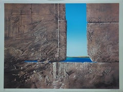 Impressions d'Égypte - Lithographie originale signée de la main de l'auteur