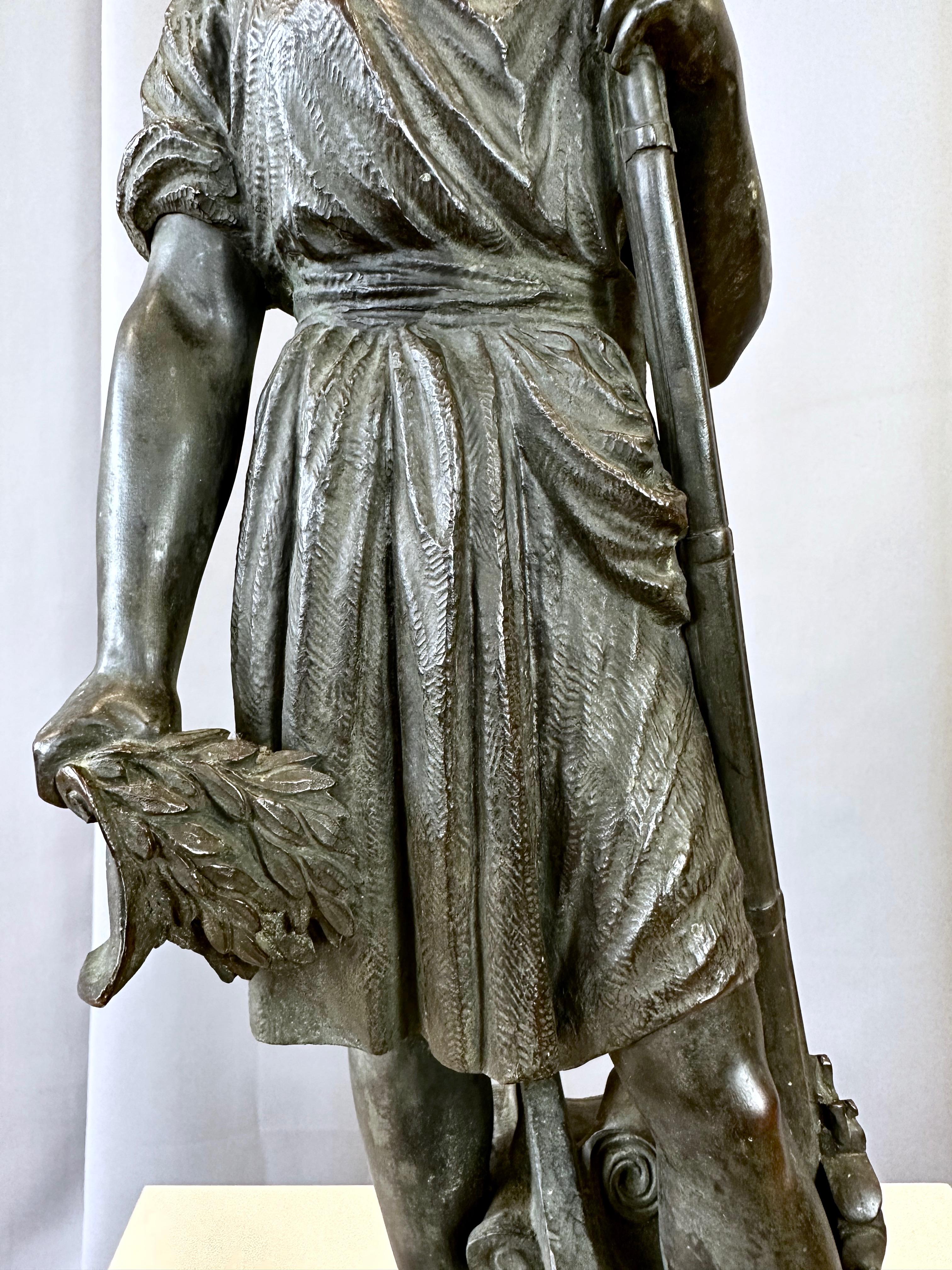 Pierre-Jean David d’Angers, “La Liberté”, Bronze Sculpture, 1839 For Sale 7