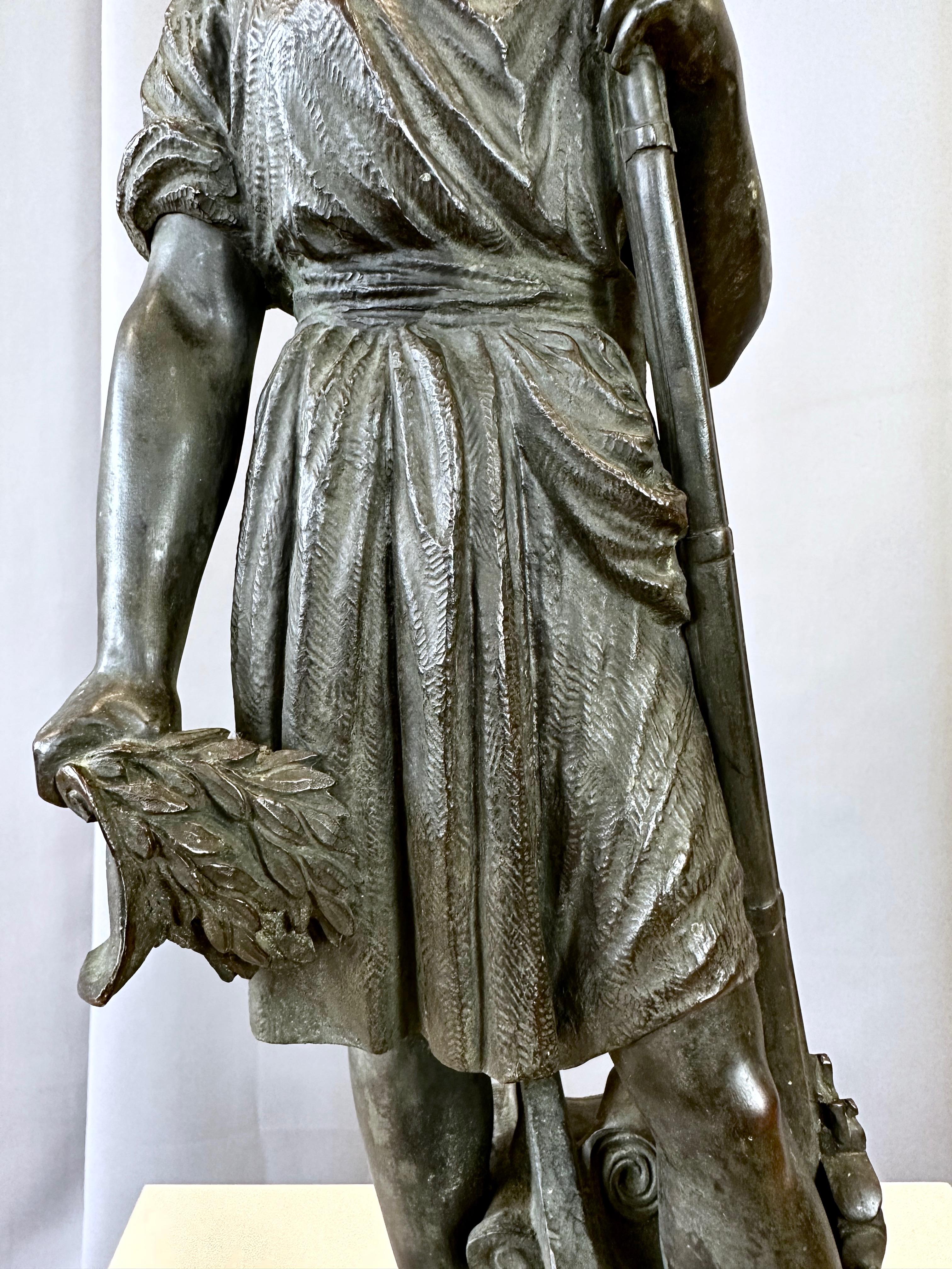 Pierre-Jean David d'Angers, La Liberté, sculpture en bronze, 1839 en vente 3