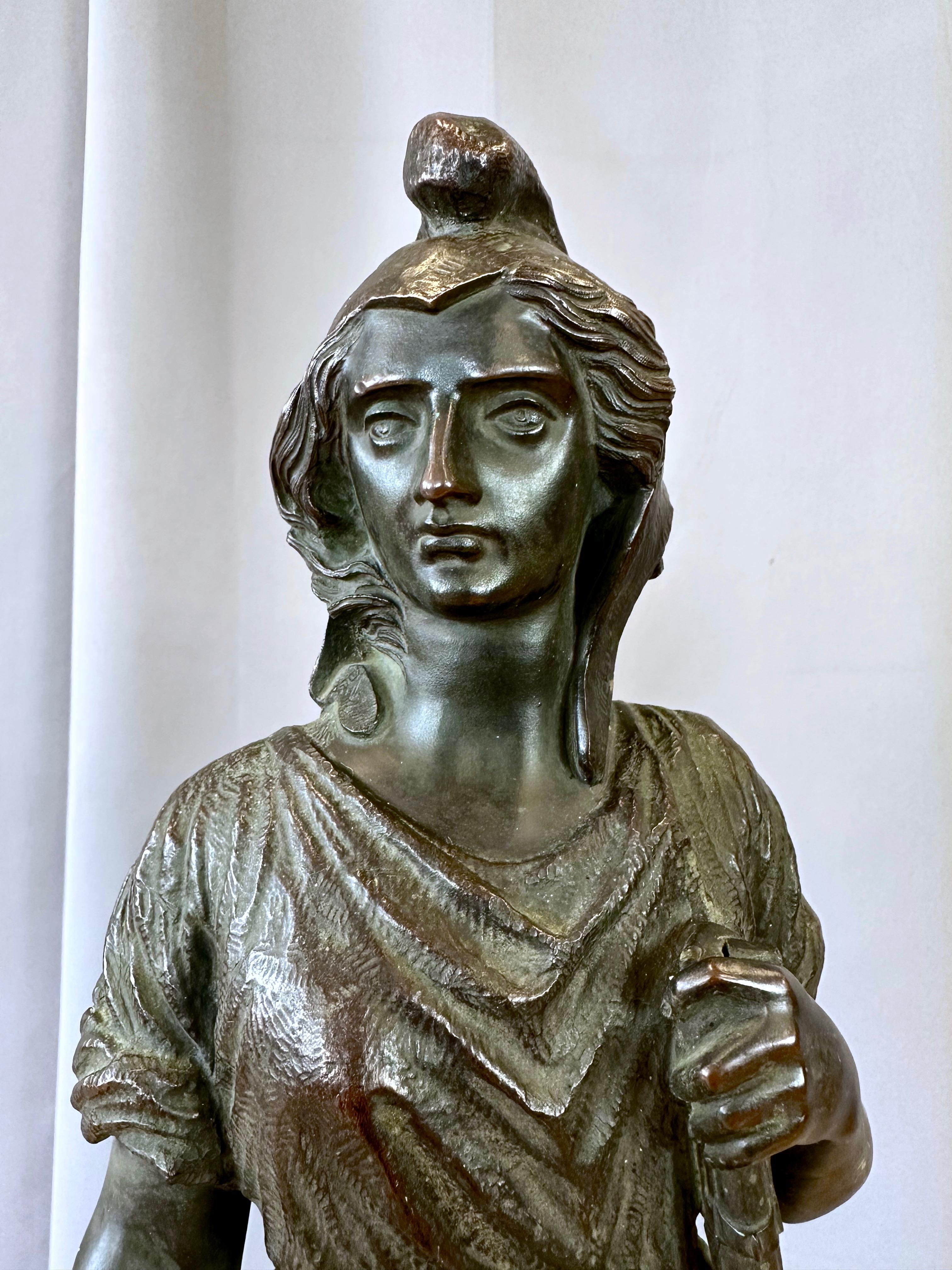 Pierre-Jean David d’Angers, “La Liberté”, Bronze Sculpture, 1839 For Sale 8