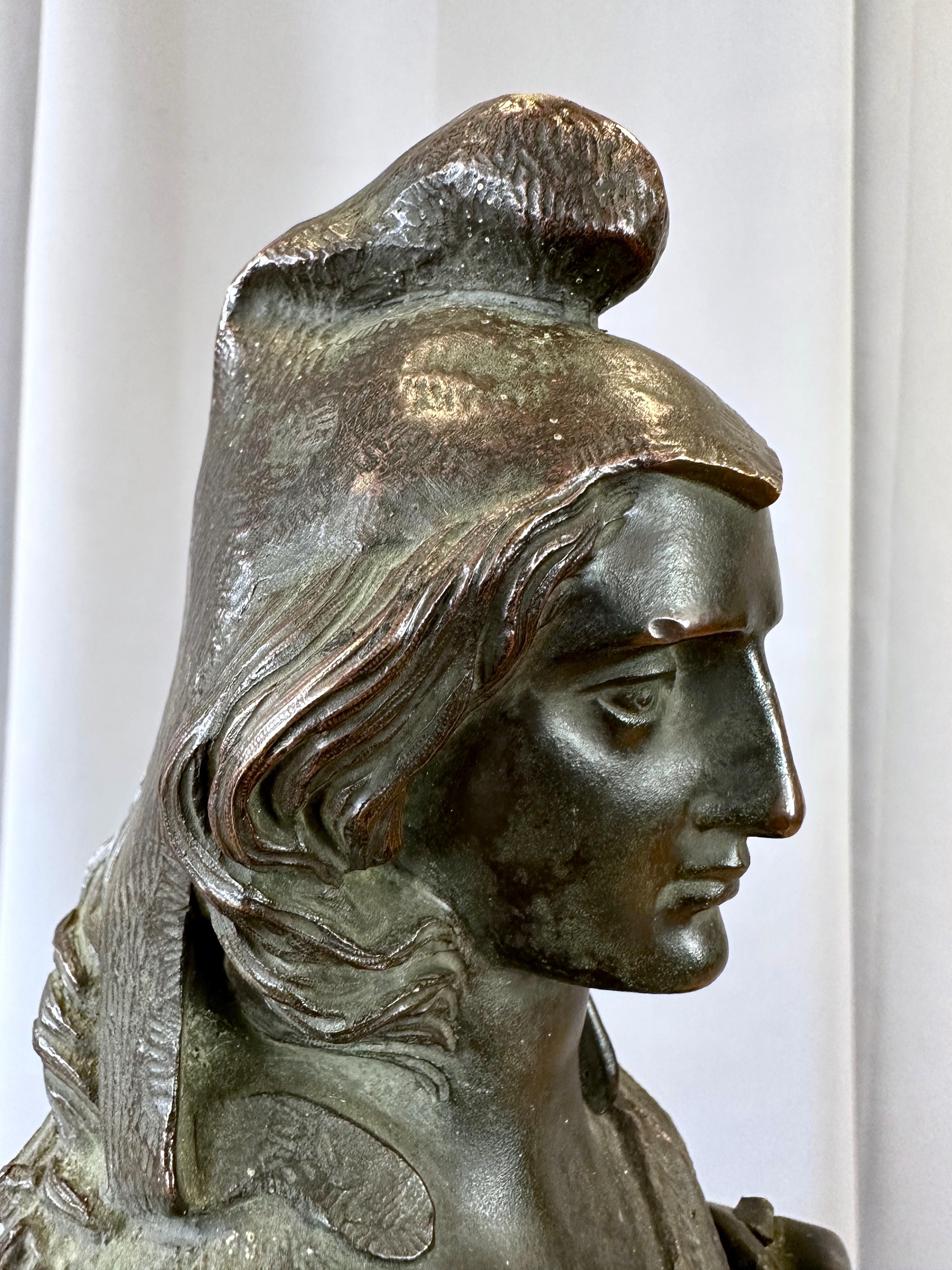 Pierre-Jean David d’Angers, “La Liberté”, Bronze Sculpture, 1839 For Sale 9
