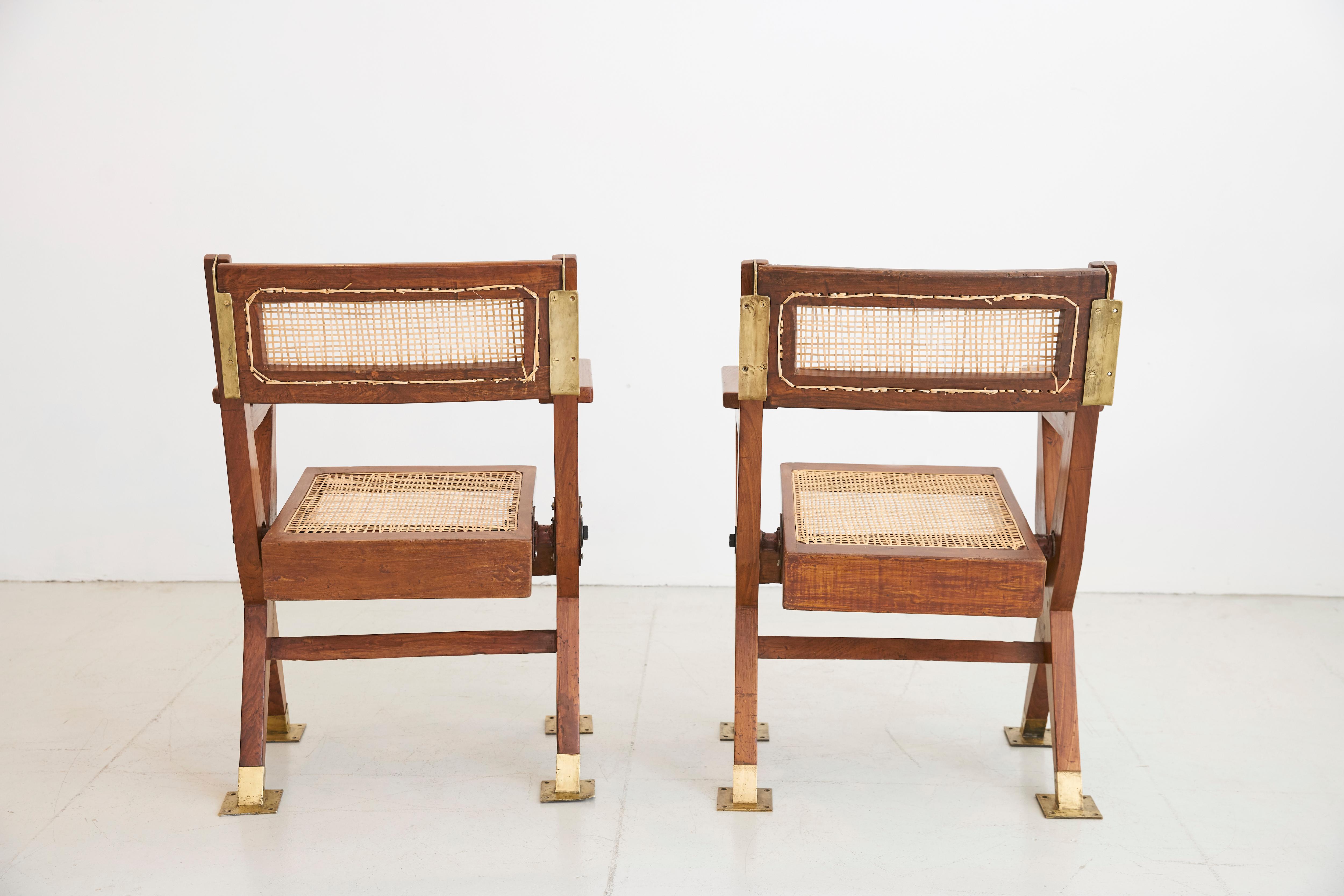 French Pierre Jeanneret Chairs