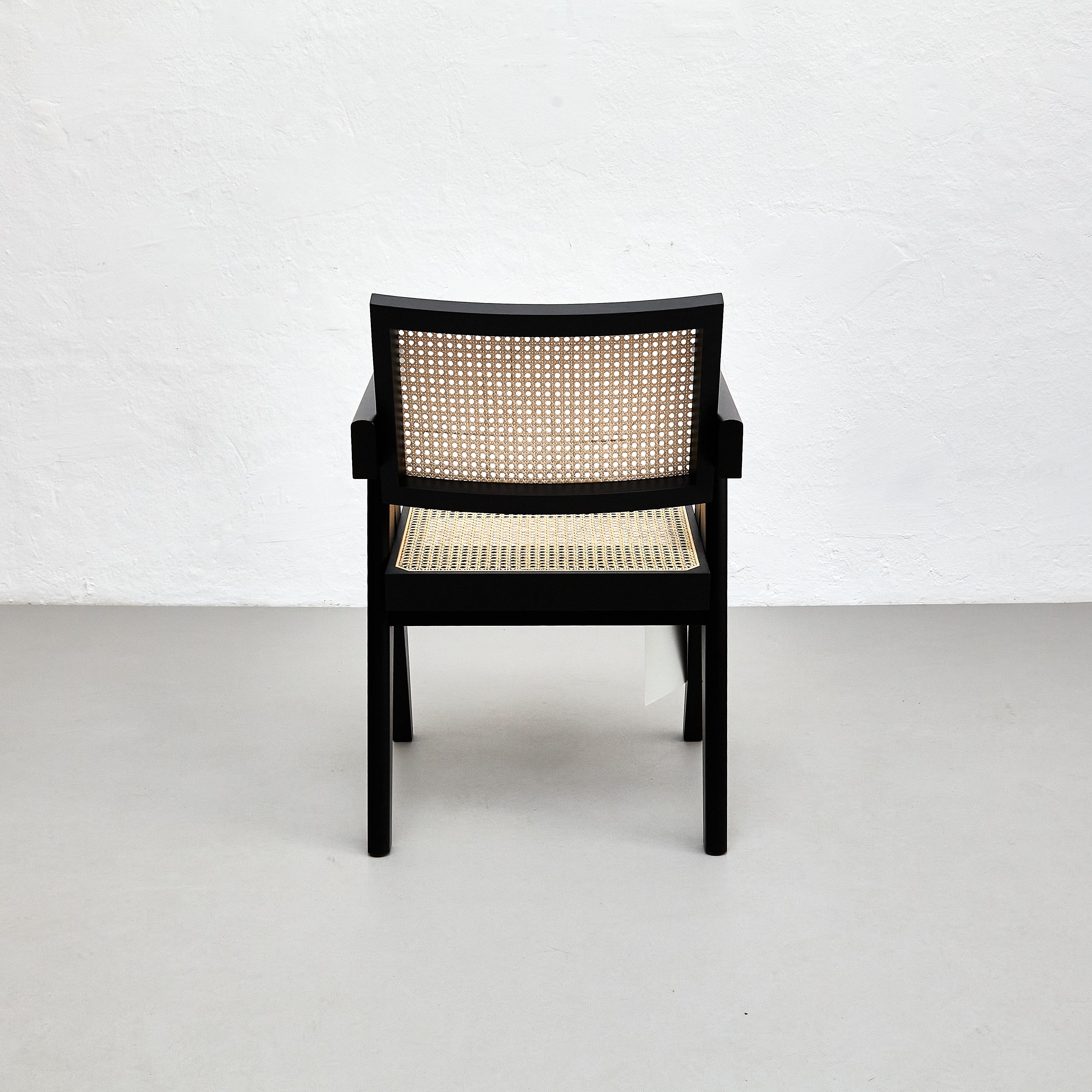 Pierre Jeanneret 051 Capitol Complex Office Chair by Cassina In Good Condition For Sale In Barcelona, Barcelona