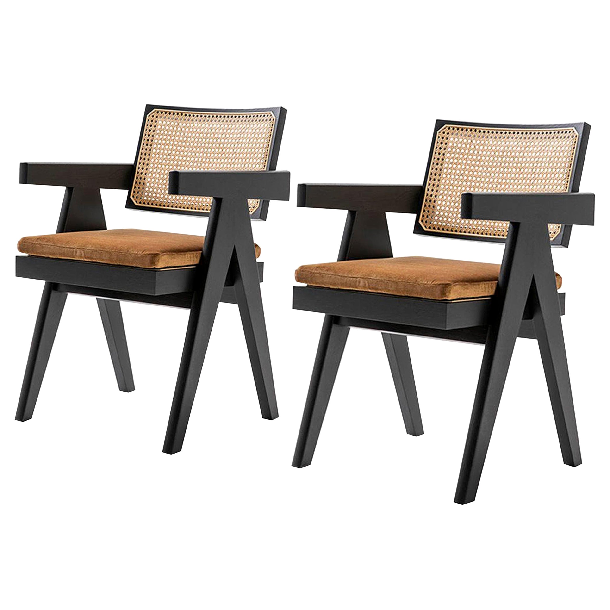 Pierre Jeanneret 051 Silla de oficina Capitol Complex by Cassina