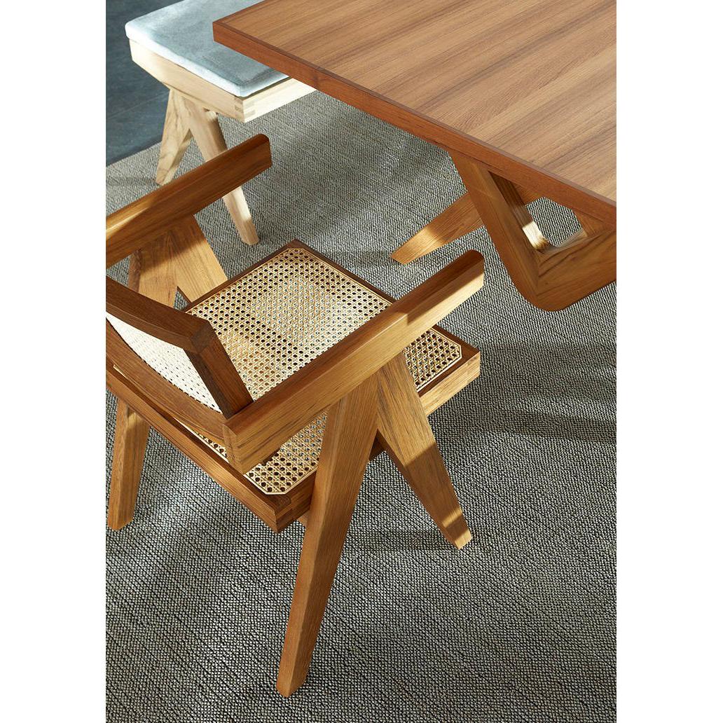 Pierre Jeanneret 051 Capitol Complex Bürostuhl mit Kissen von Cassina (Moderne der Mitte des Jahrhunderts) im Angebot