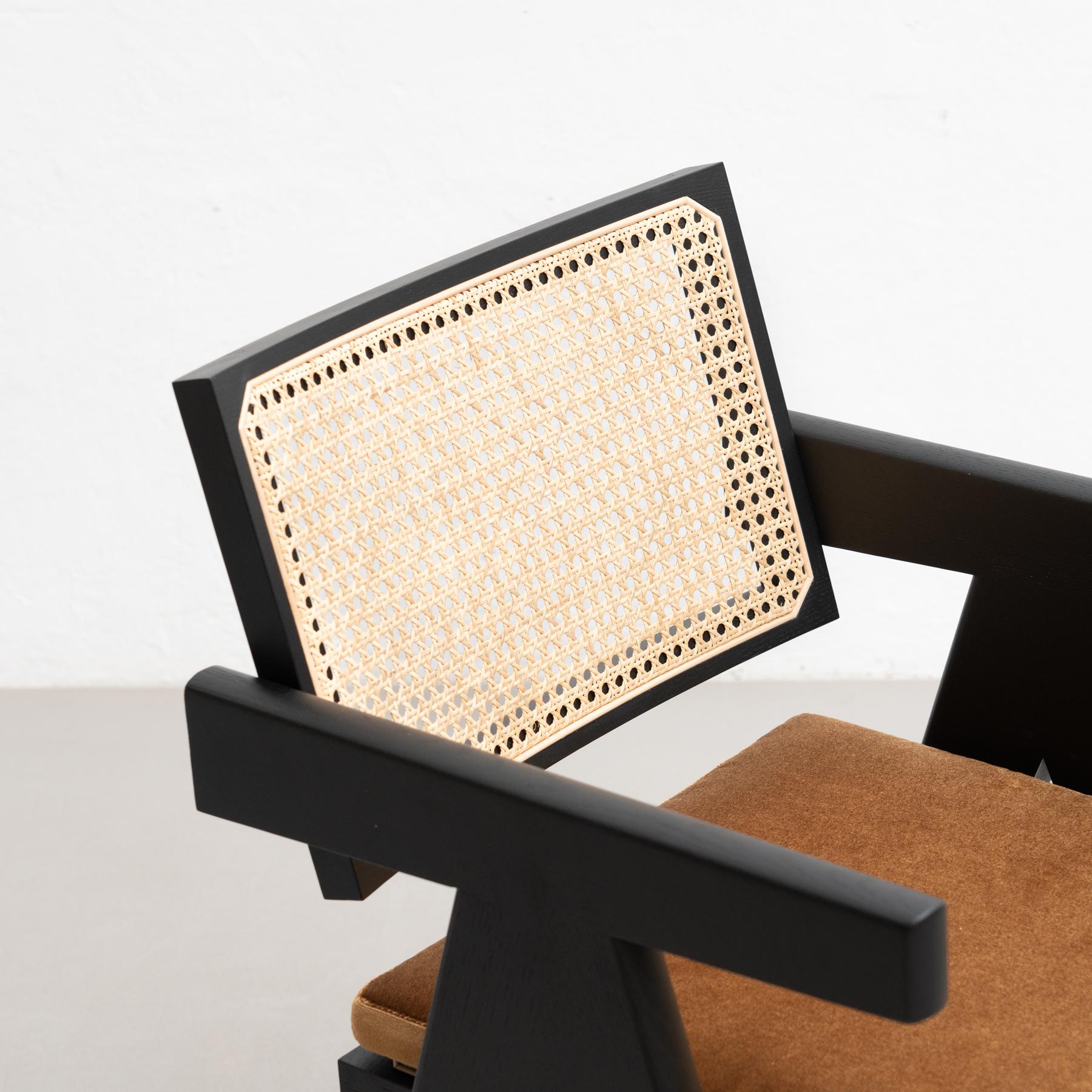 Pierre Jeanneret 051 Silla de oficina Capitol Complex con cojín by Cassina en Nuevo estado para la venta en Barcelona, Barcelona