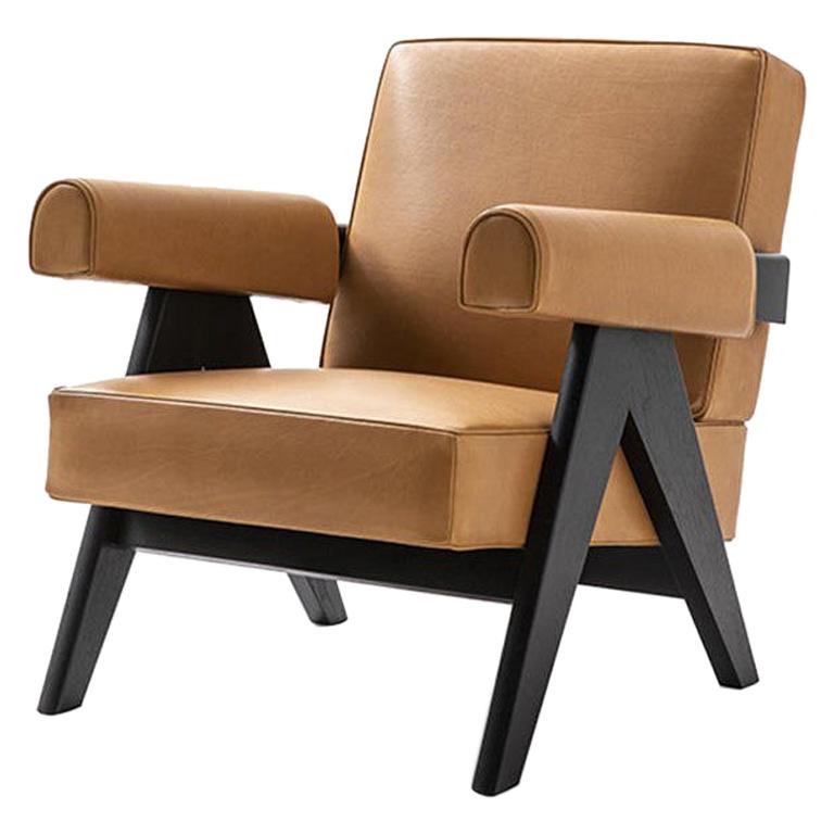 Pierre Jeanneret 053 Capitol Complex Armchair by Cassina For Sale