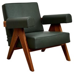 Pierre Jeanneret 053 Capitol Complex Leather Armchair by Cassina Available Now