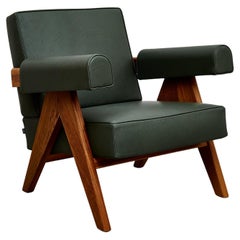 Pierre Jeanneret 053 Capitol Complex Leather Armchair by Cassina Available Now