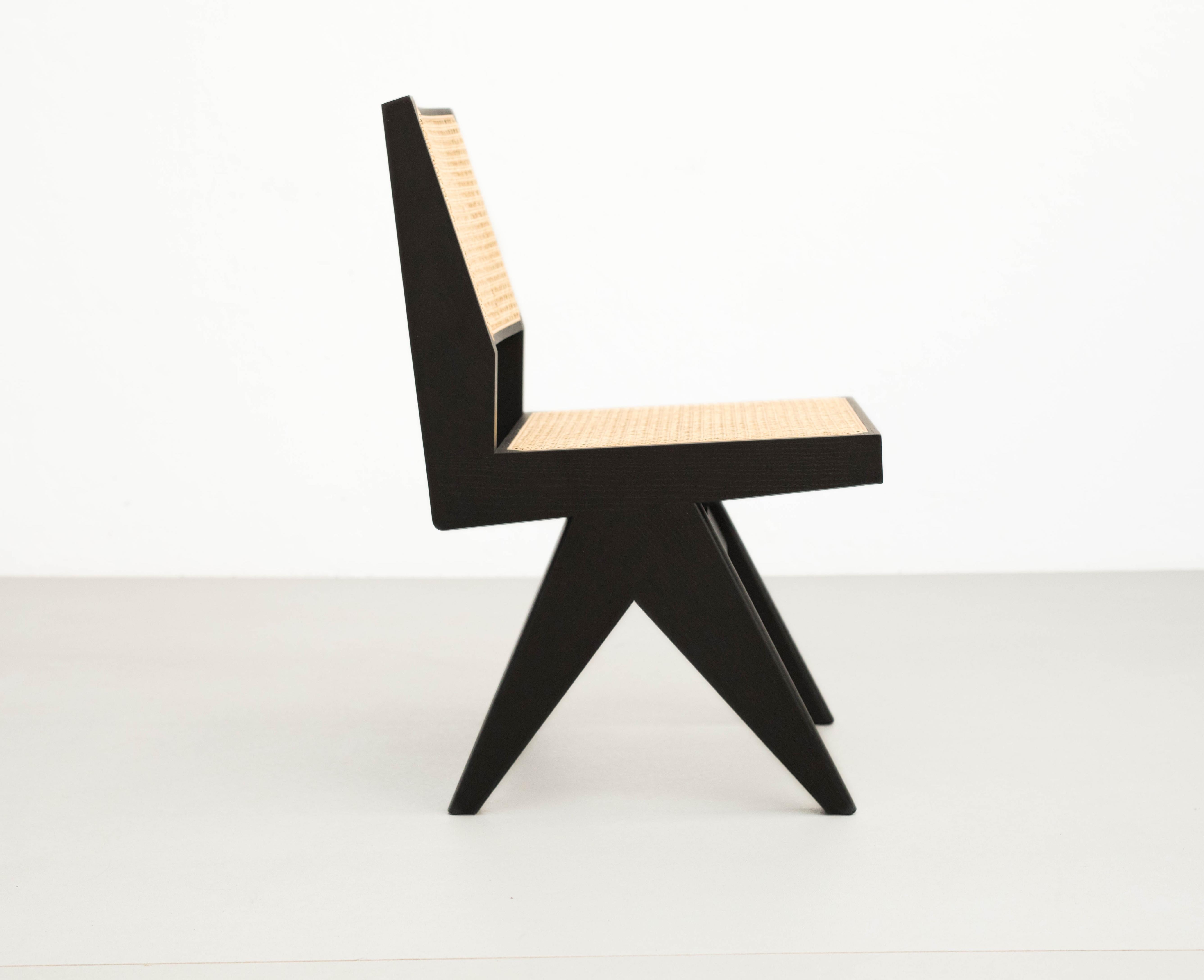 Italian Pierre Jeanneret 055 Capitol Complex Chair by Cassina