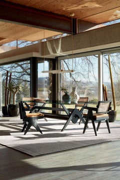 Pierre Jeanneret 056 Capitol Complex Dining Set, by Cassina