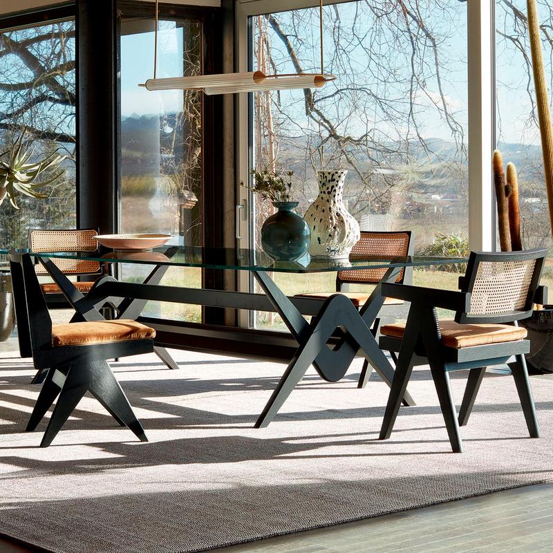 Pierre Jeanneret 056 Capitol Complex Dining Set, by Cassina 1