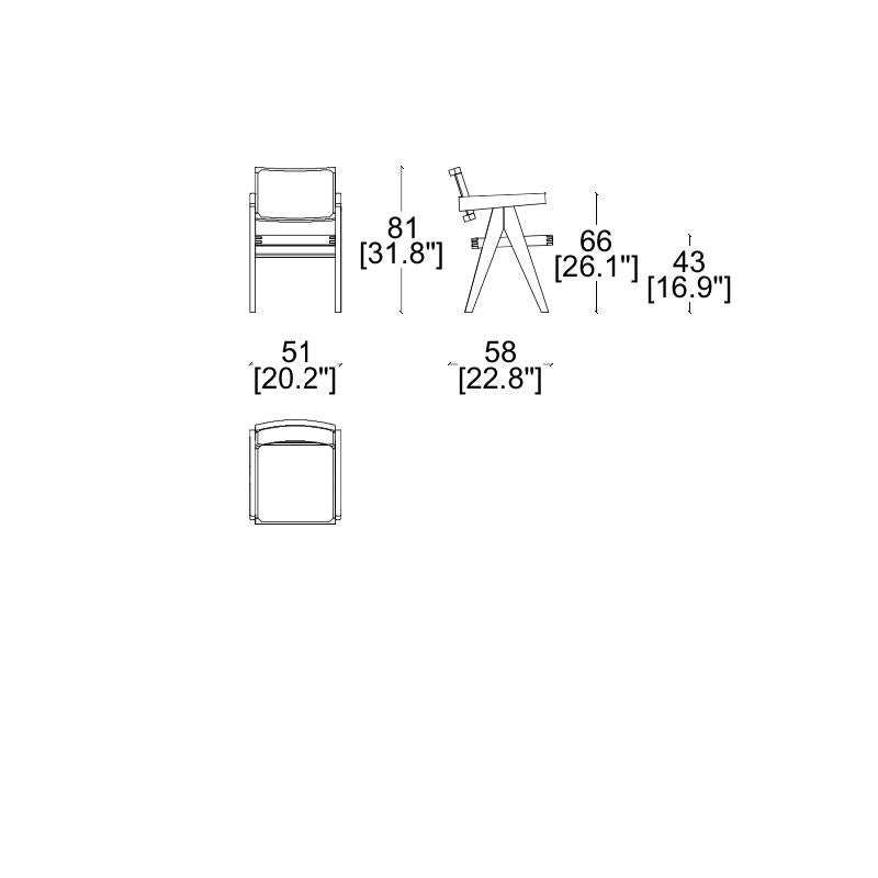 Pierre Jeanneret 056 Capitol Complex, Esszimmer-Set, von Cassina im Angebot 1