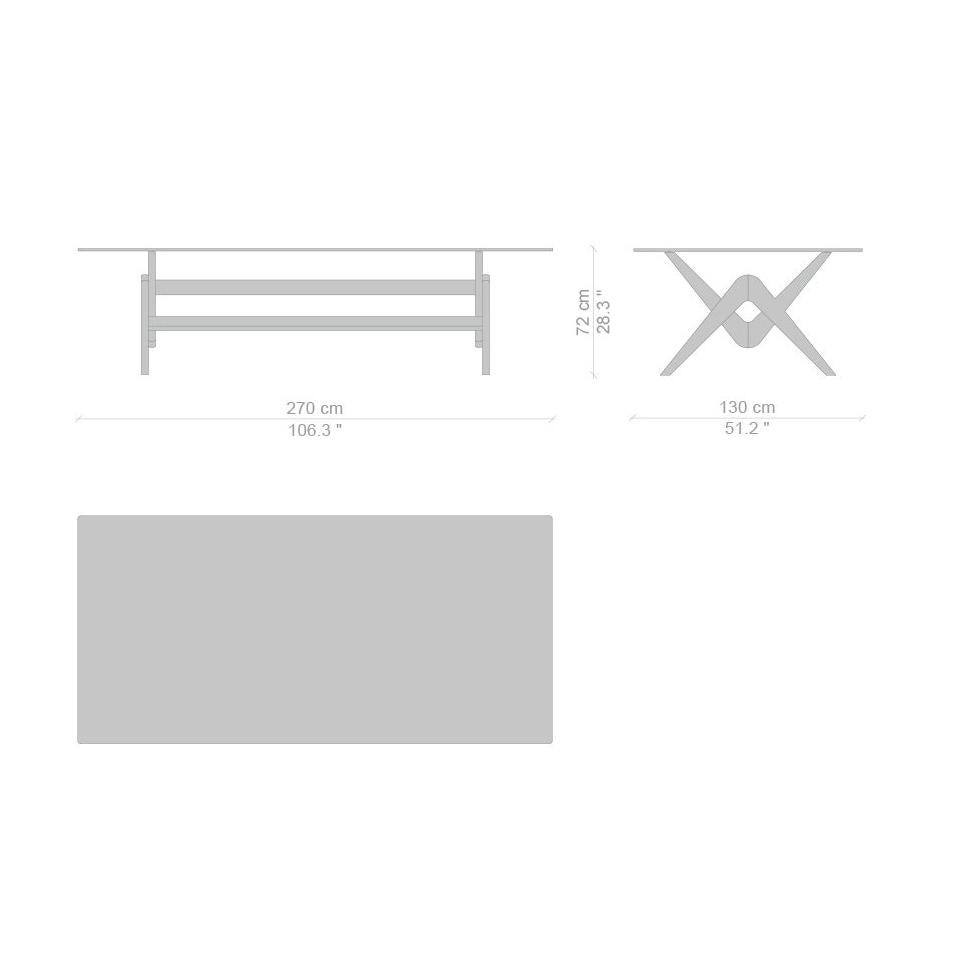 Verre Pierre Jeanneret 056 Capitol Complex Table teintée noire par Cassina en vente