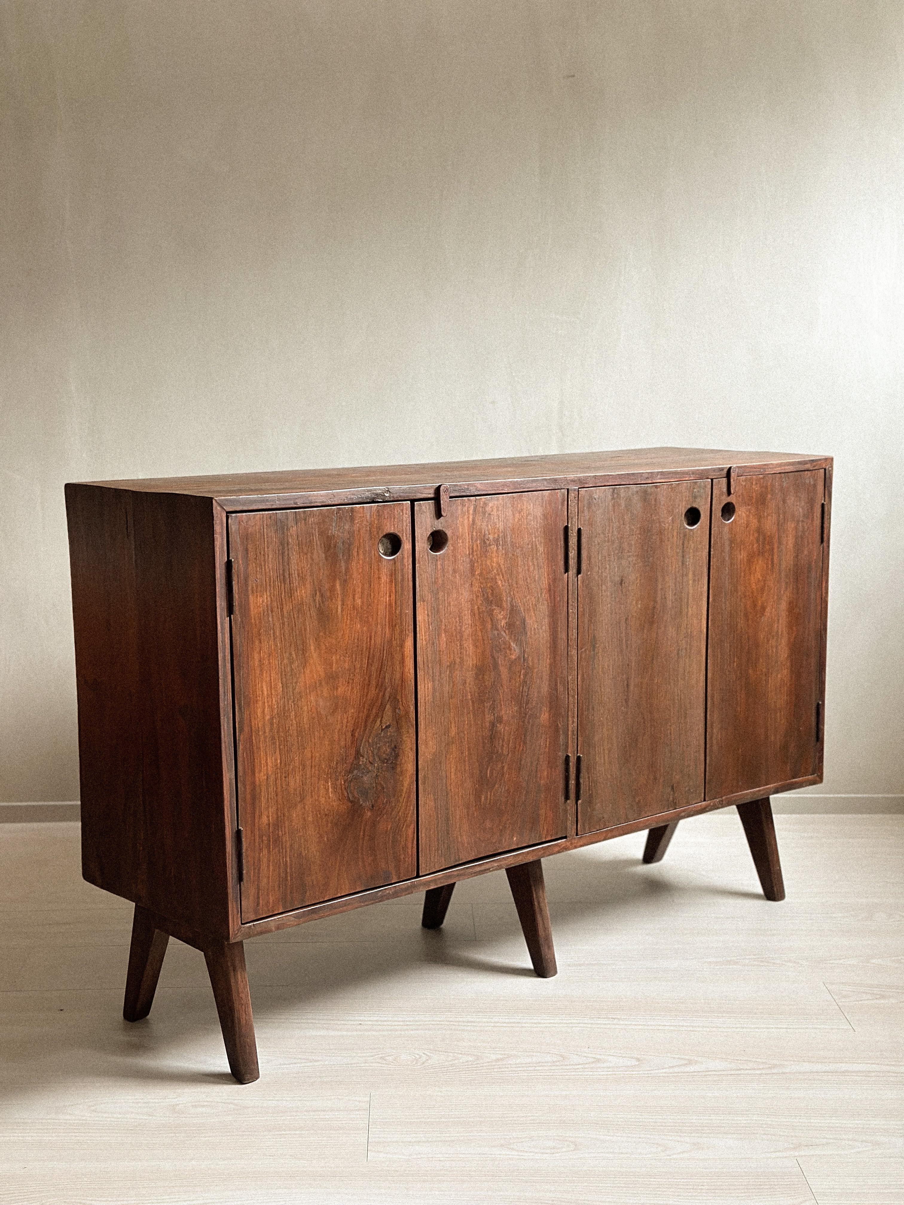 Mid-Century Modern Pierre Jeanneret '1896-1967' 'PJ-R-14-A' Storage Unit, India, 1950s