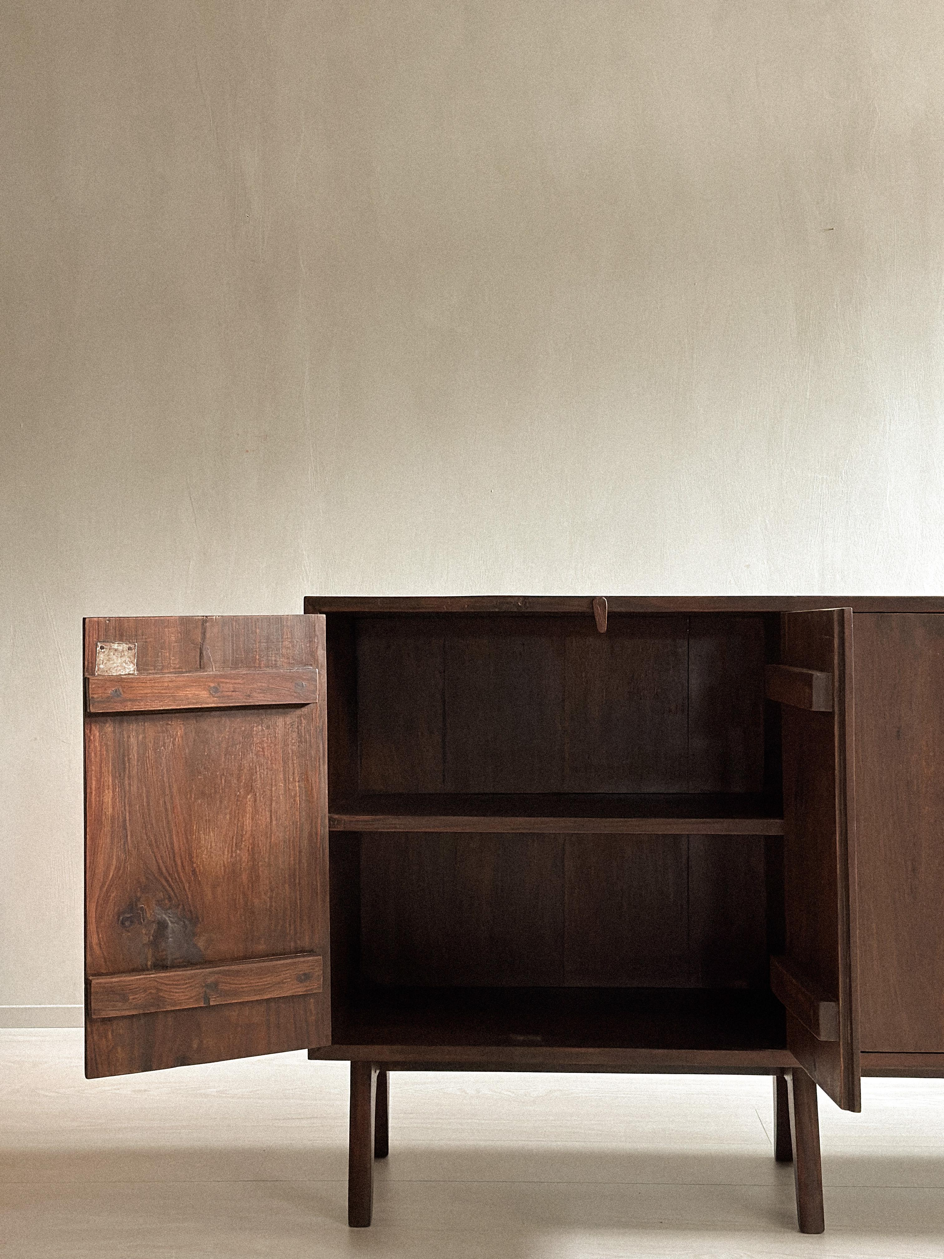 20th Century Pierre Jeanneret '1896-1967' 'PJ-R-14-A' Storage Unit, India, 1950s
