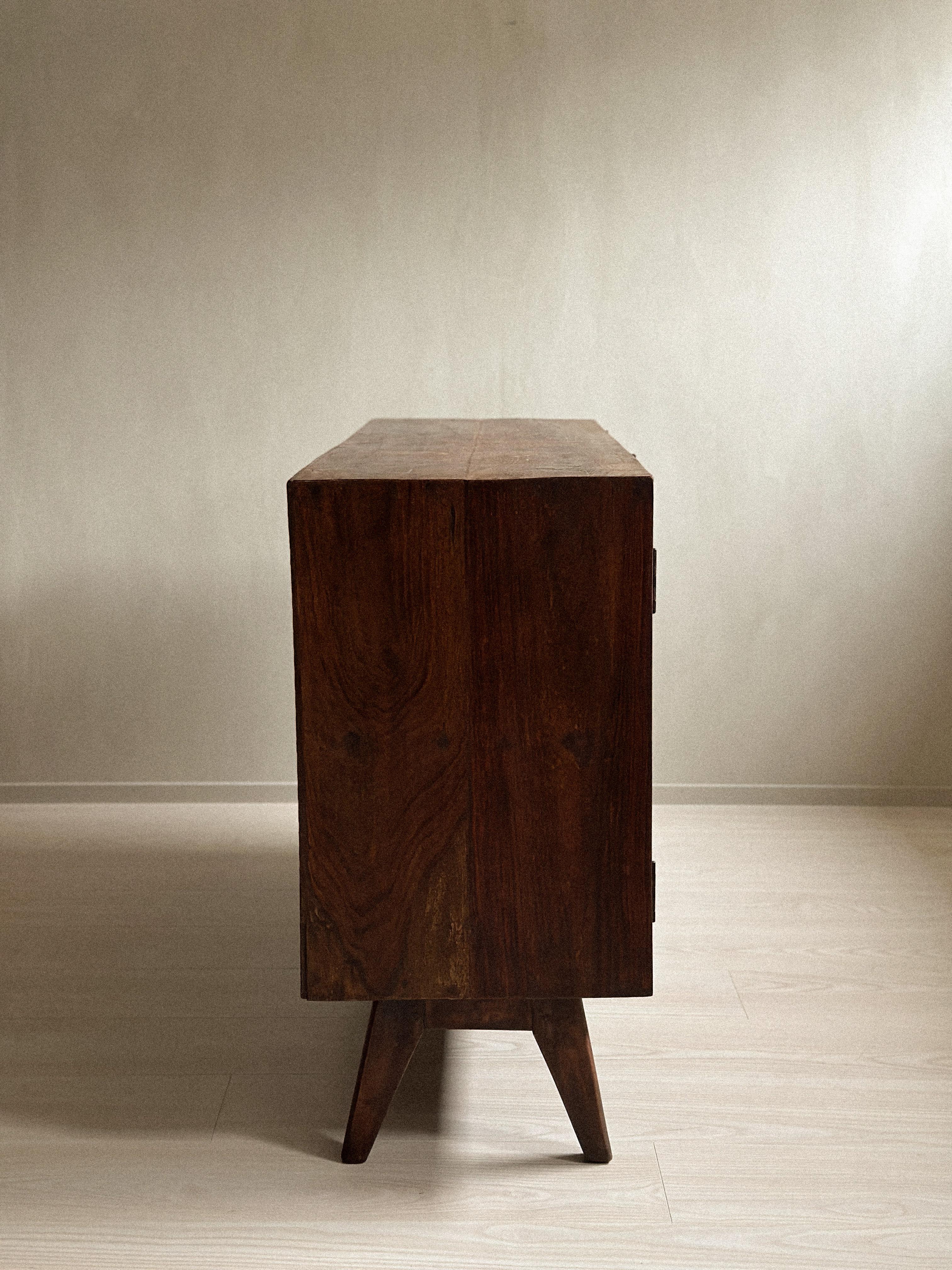 Pierre Jeanneret '1896-1967' 'PJ-R-14-A' Storage Unit, India, 1950s 1