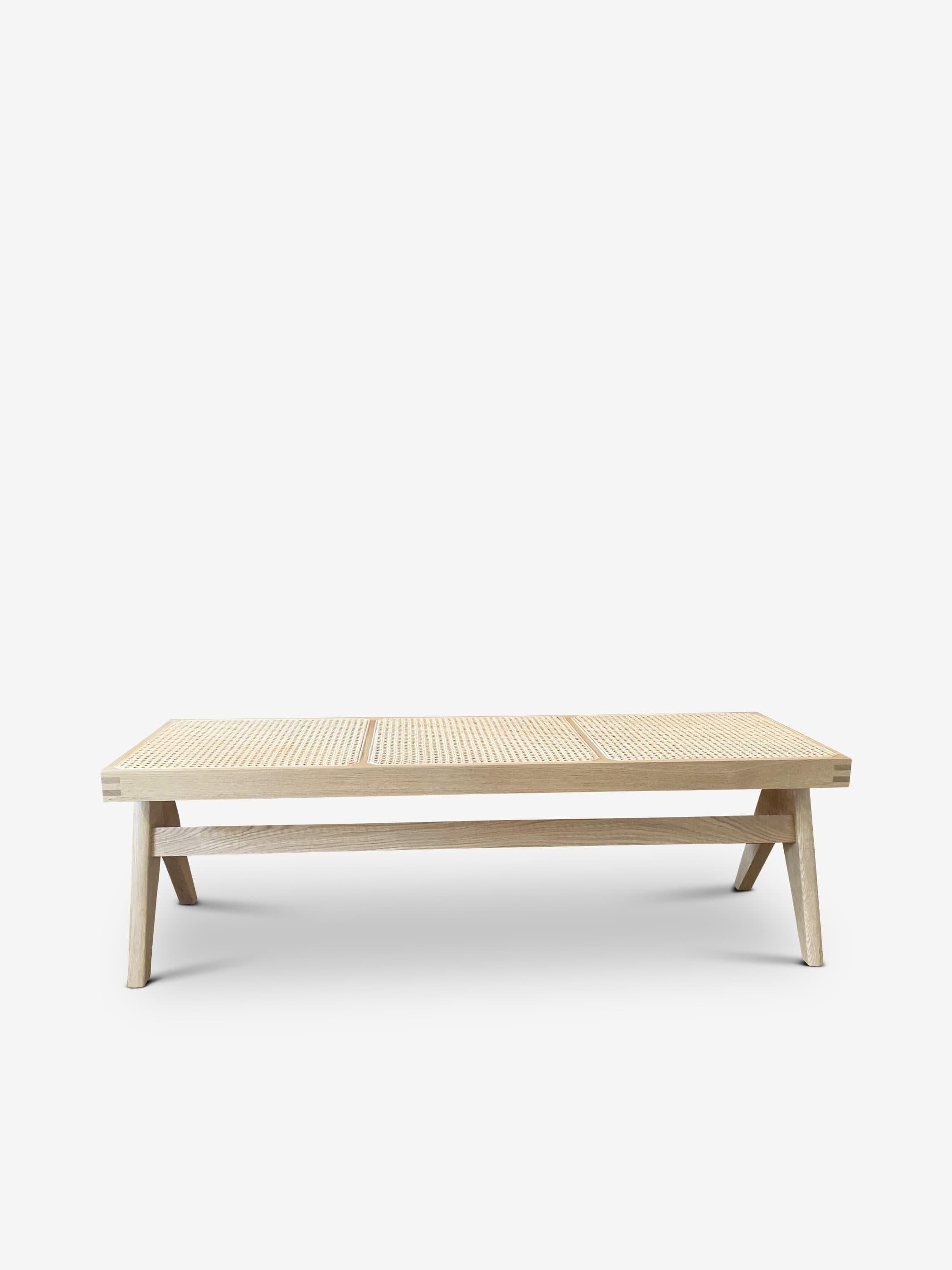 Italiano Panca civile Pierre Jeanneret 1958 in Oak di Cassina in vendita