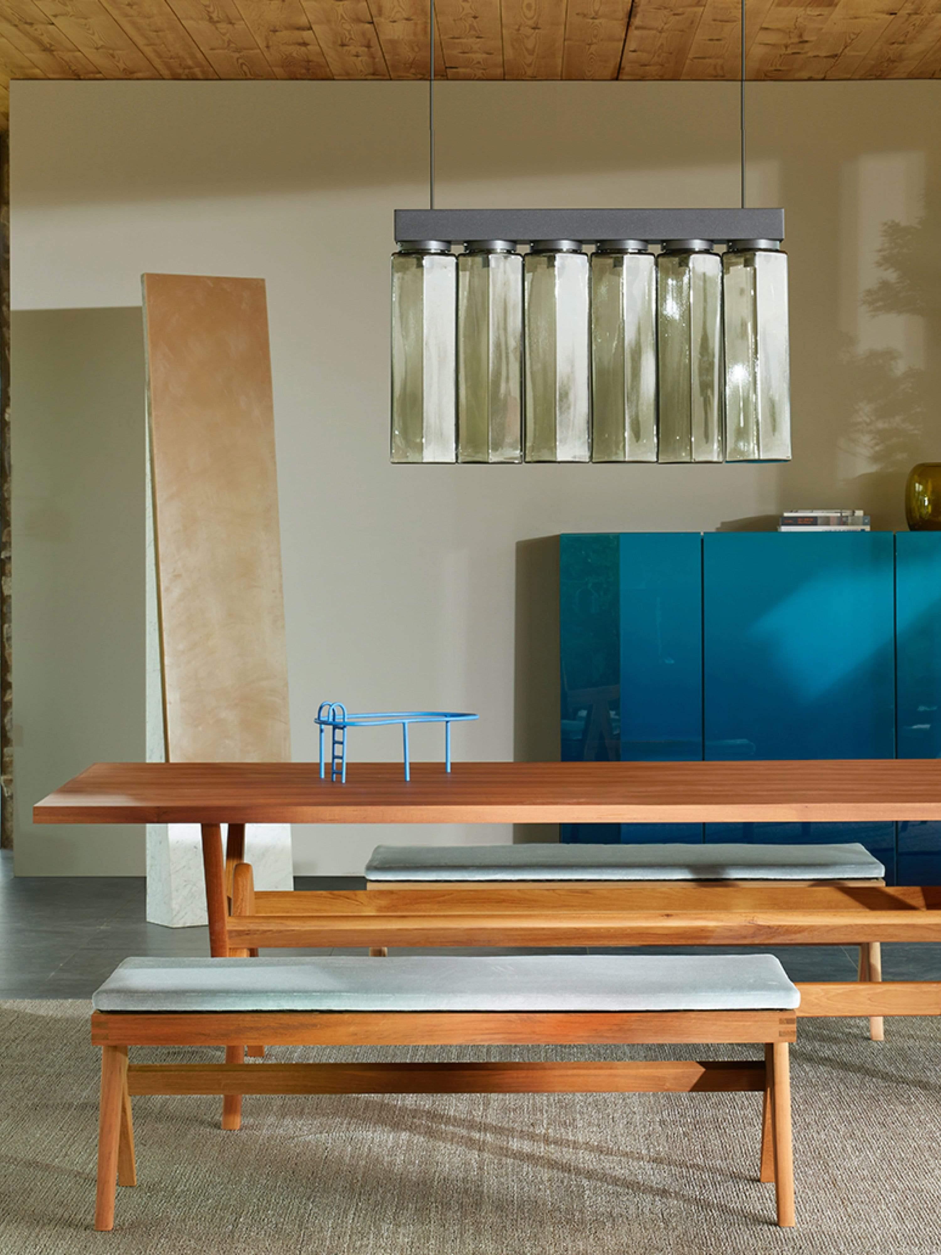 Panca civile Pierre Jeanneret 1958 in teak di Cassina In condizioni Nuovo in vendita a Sag Harbor, NY