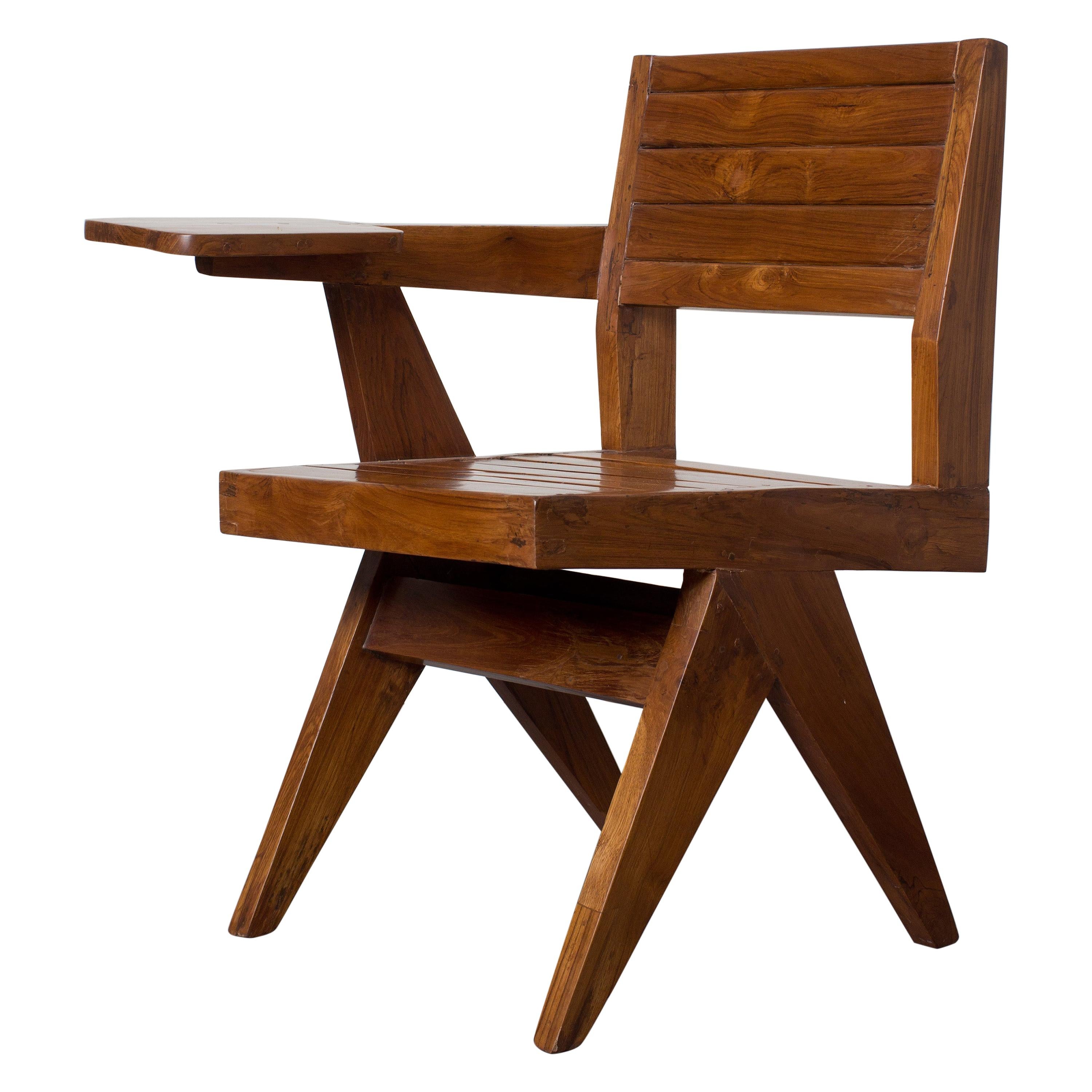 Pierre Jeanneret, 1958 Single Armed Chair For Sale