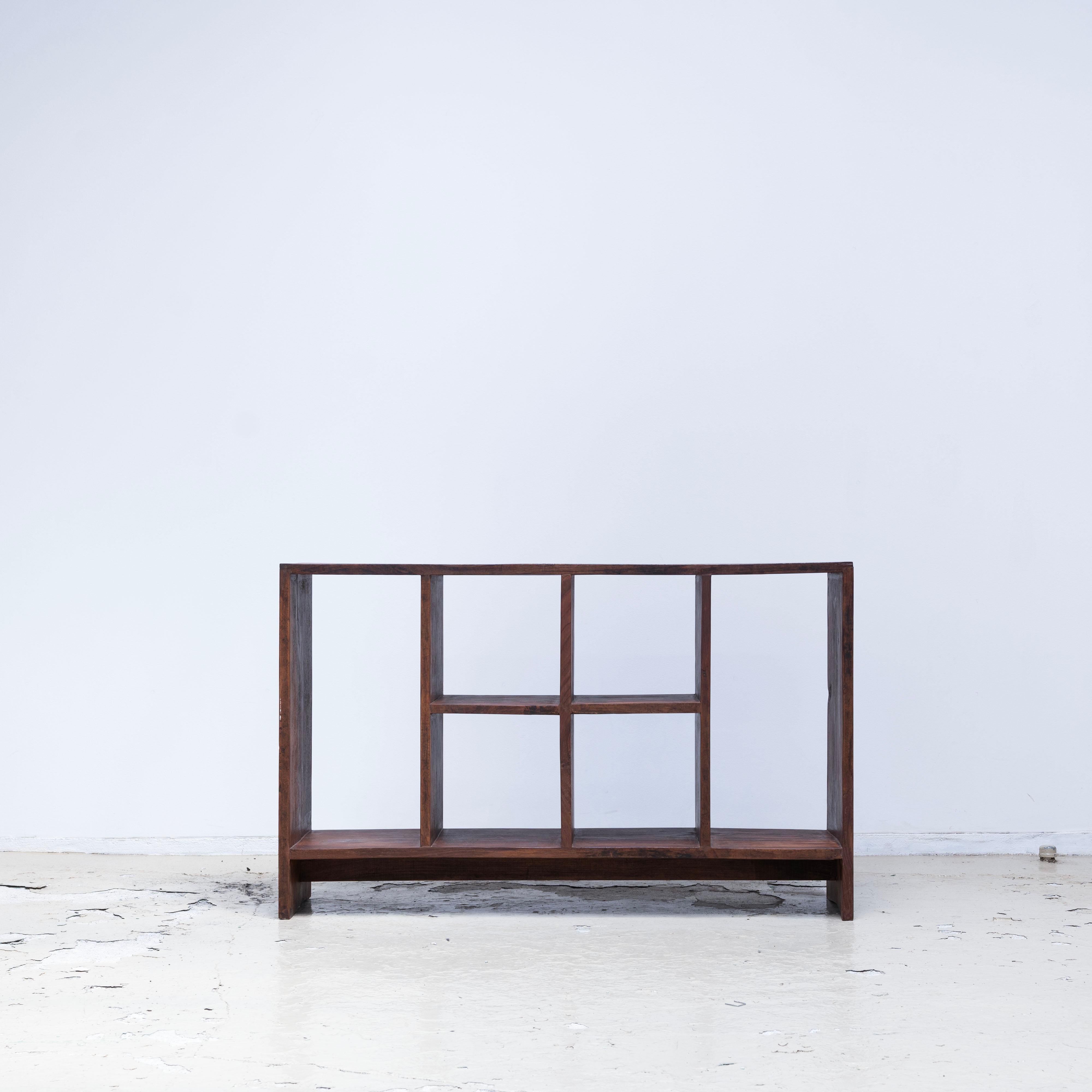 Indian Pierre Jeanneret , 6Hole File Rack for Chandigarh, Teak , 1960s