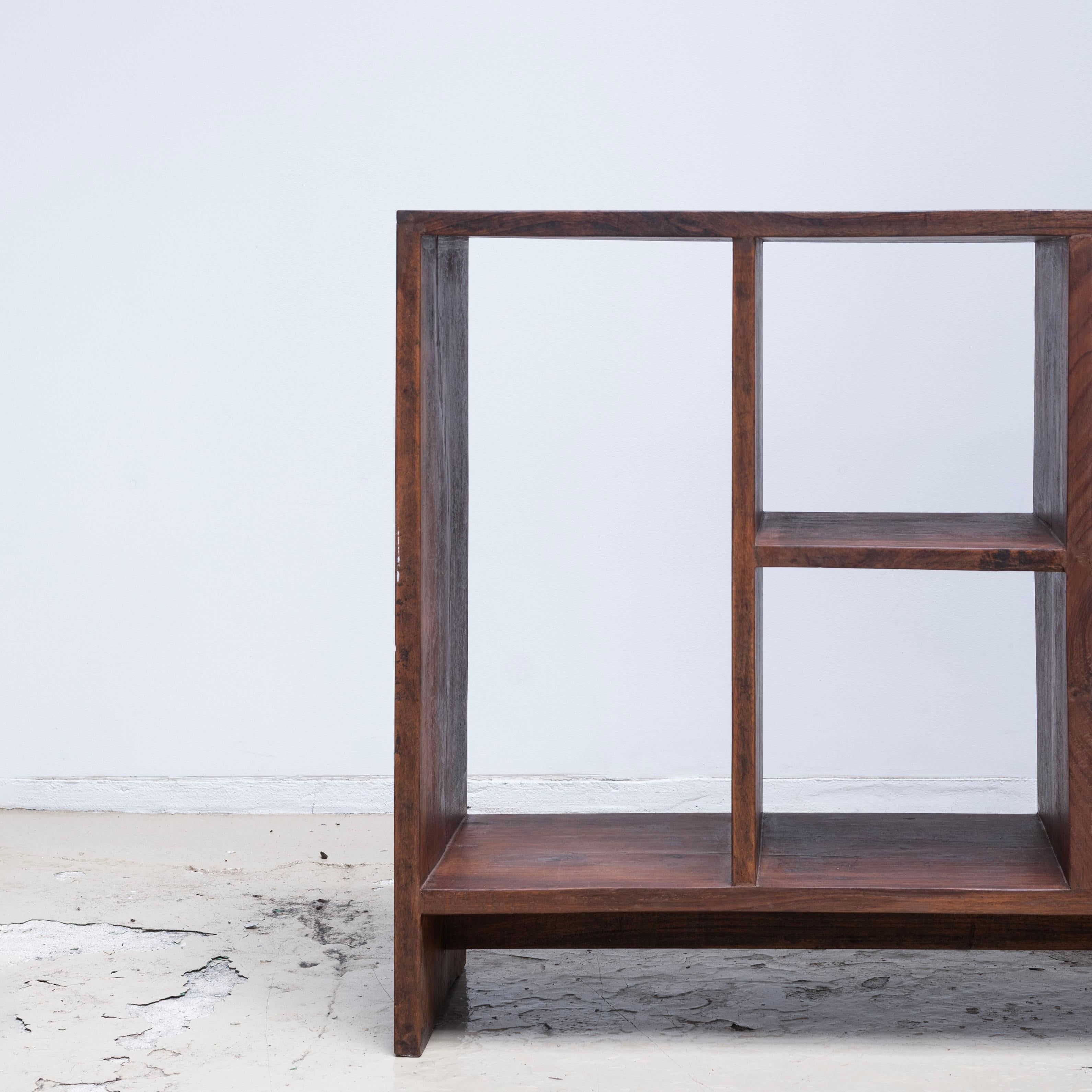 Pierre Jeanneret , 6Hole File Rack for Chandigarh, Teak , 1960s In Good Condition In Tokyo, Tokyo