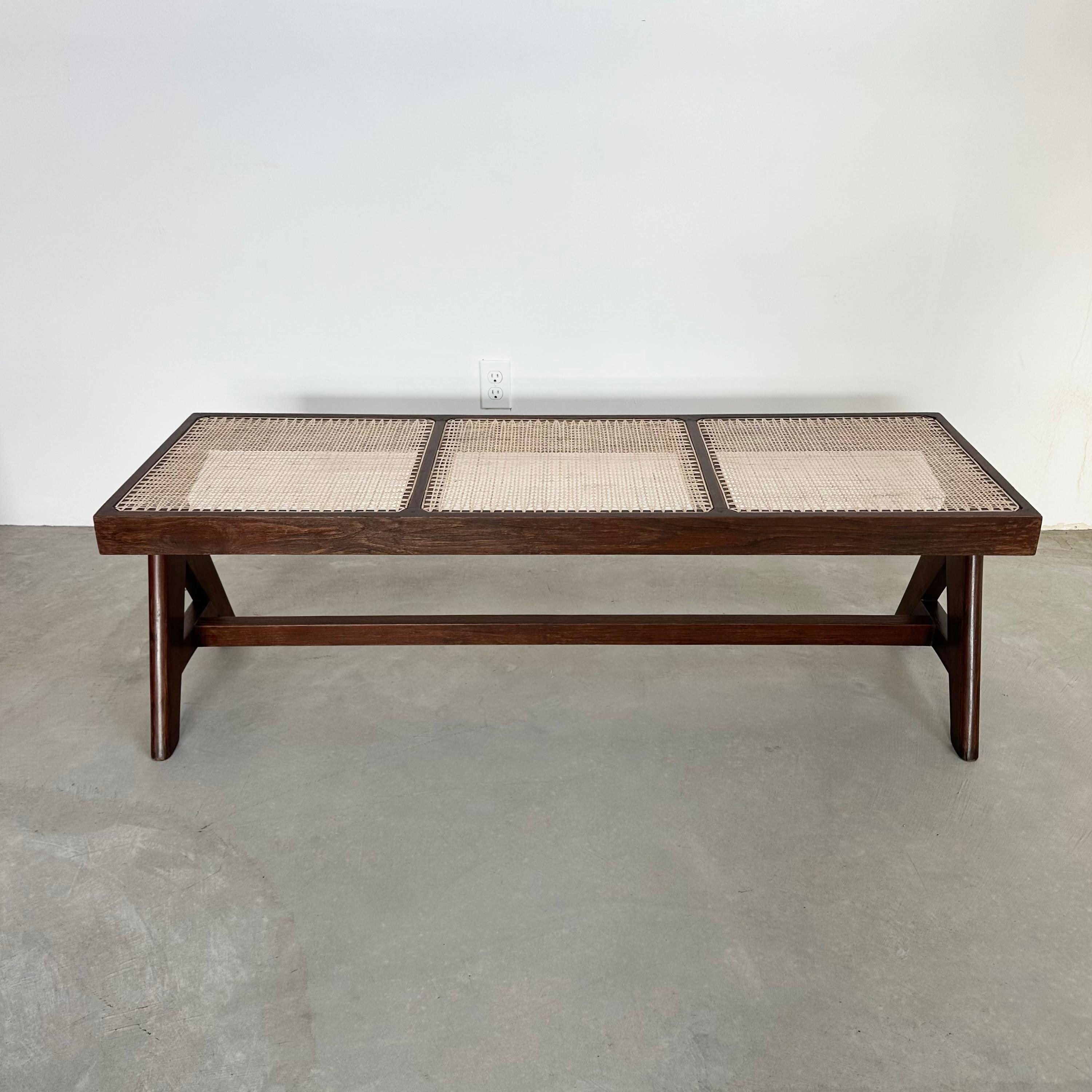 Pierre Jeanneret A Leg Bench, 1950s Chandigarh For Sale 9