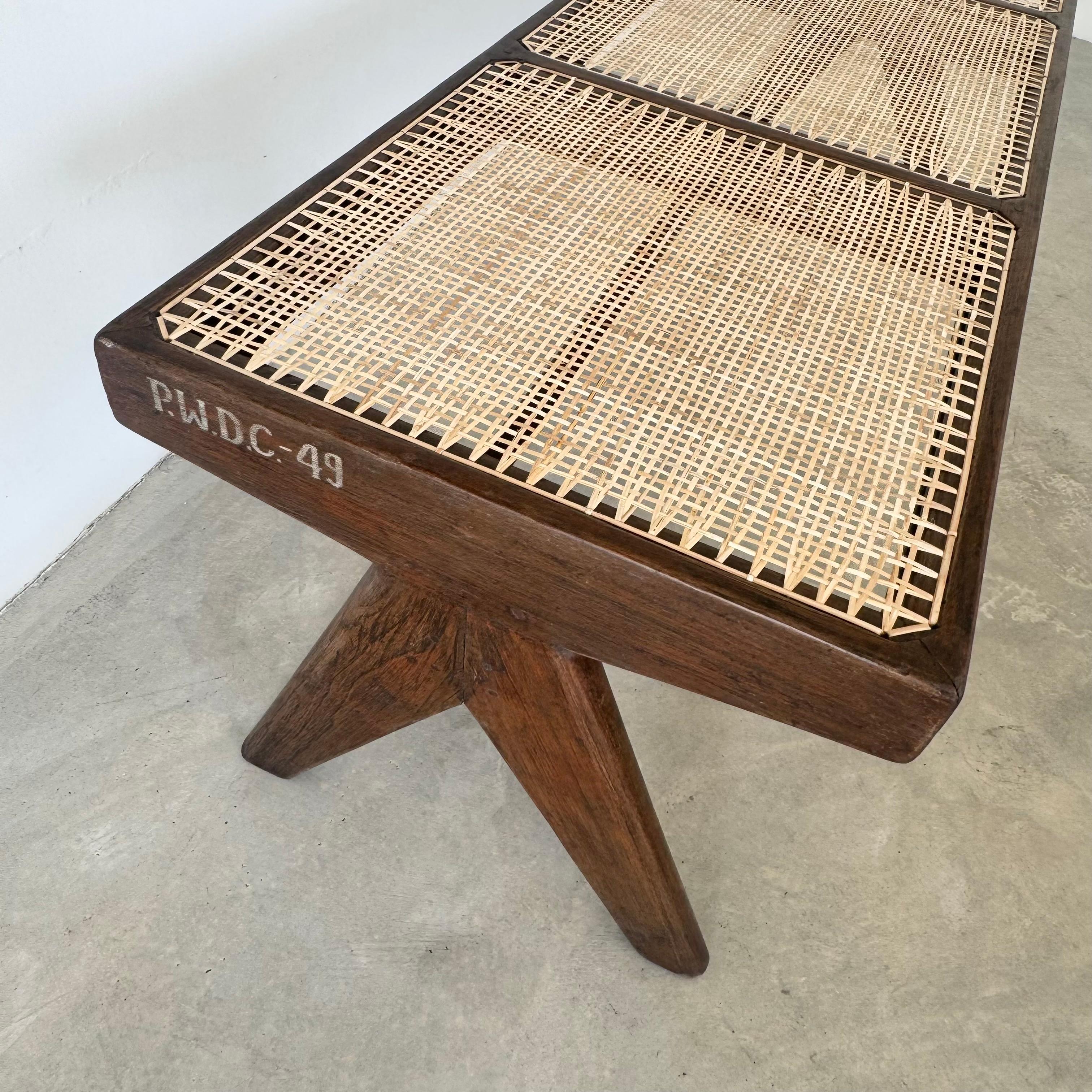 Pierre Jeanneret A Leg Bench, 1950s Chandigarh For Sale 7