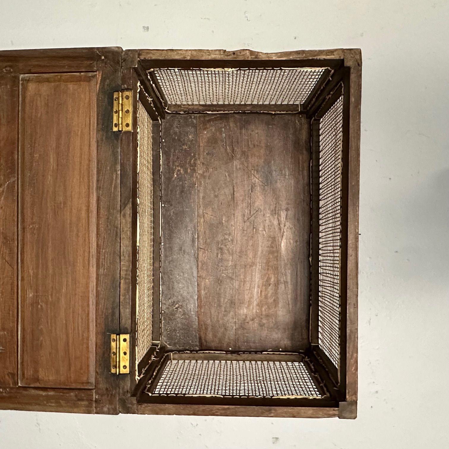 Pierre Jeanneret, Arcón moderno francés de mediados de siglo, Teca, Chandigarh en venta 4