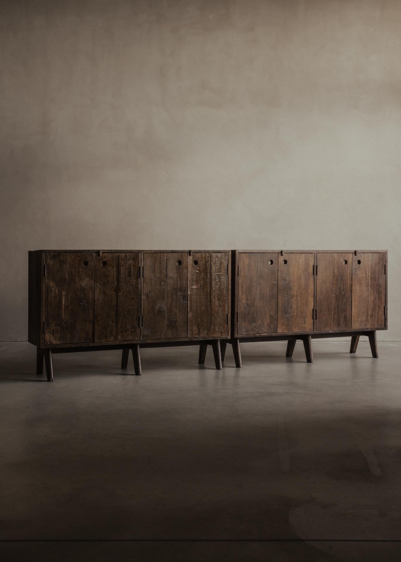 Pierre Jeanneret - Authentic PJ-R-14-A c. 1857–58 Low Cupboard For Sale 4