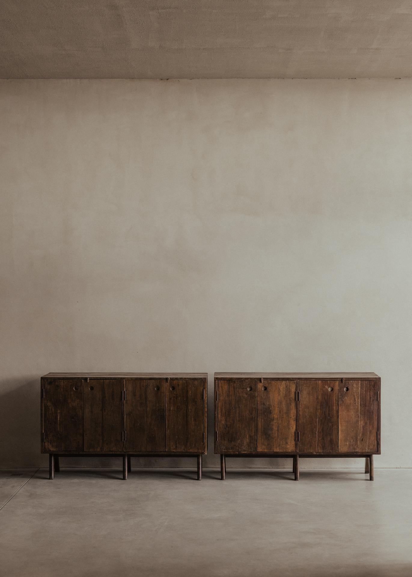 Pierre Jeanneret - Authentic PJ-R-14-A c. 1857–58 Low Cupboard For Sale 5