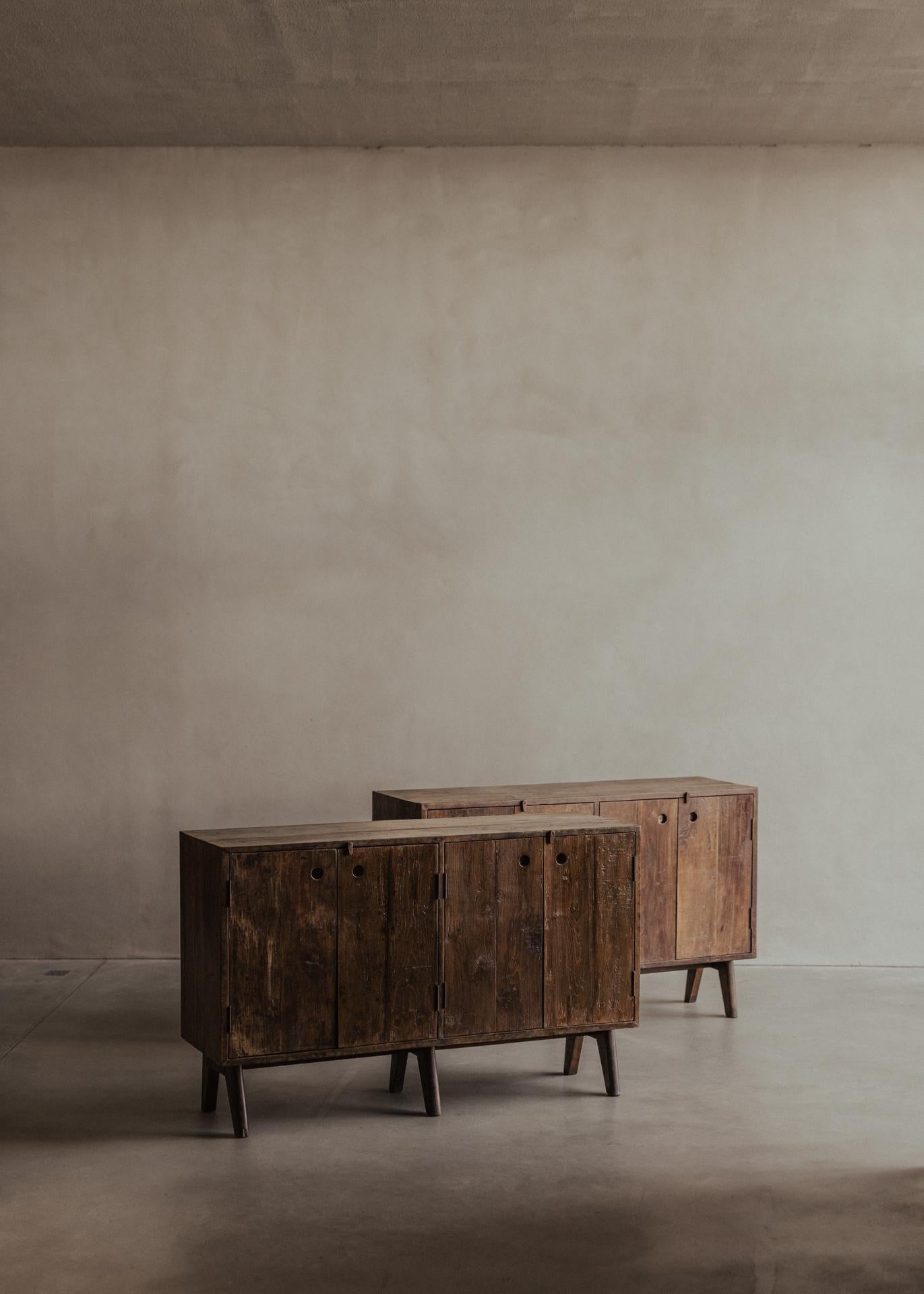 Pierre Jeanneret - Authentic PJ-R-14-A c. 1857–58 Low Cupboard For Sale 2