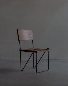 Pierre Jeanneret - Auténtico PJ-SI-06-A - Silla N - Hierro y Teca Circa 1955