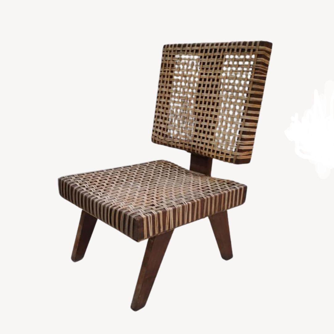 Fauteuil de salon rare et authentique Pierre Jeanneret, Chandigarh, 1956 en vente 3
