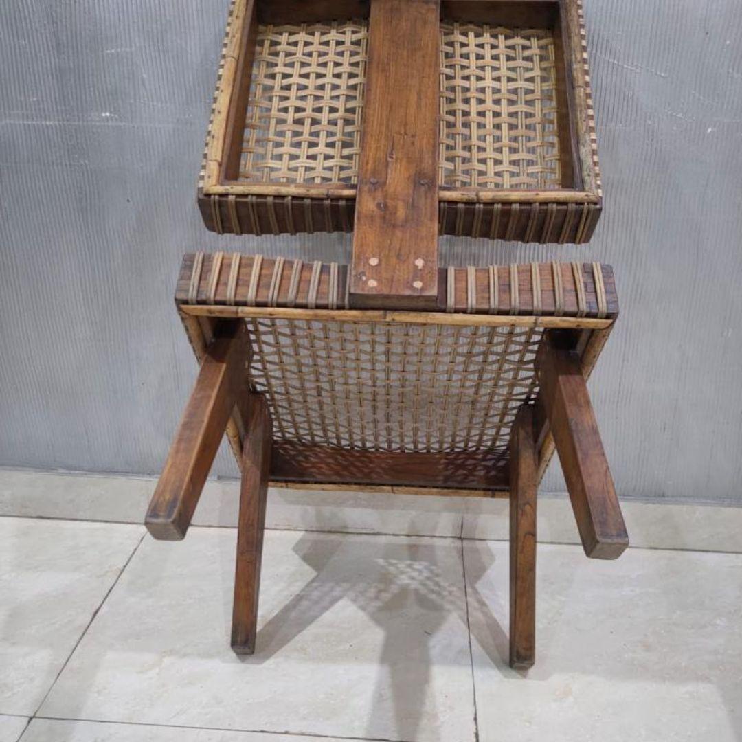 Indien Fauteuil de salon rare et authentique Pierre Jeanneret, Chandigarh, 1956 en vente
