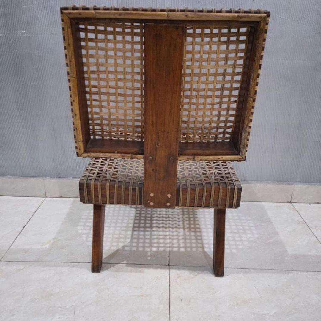 Fauteuil de salon rare et authentique Pierre Jeanneret, Chandigarh, 1956 Bon état - En vente à Amsterdam, NL
