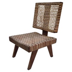 Used Pierre Jeanneret, Authentic Rare Lounge Chair, Chandigarh, 1956