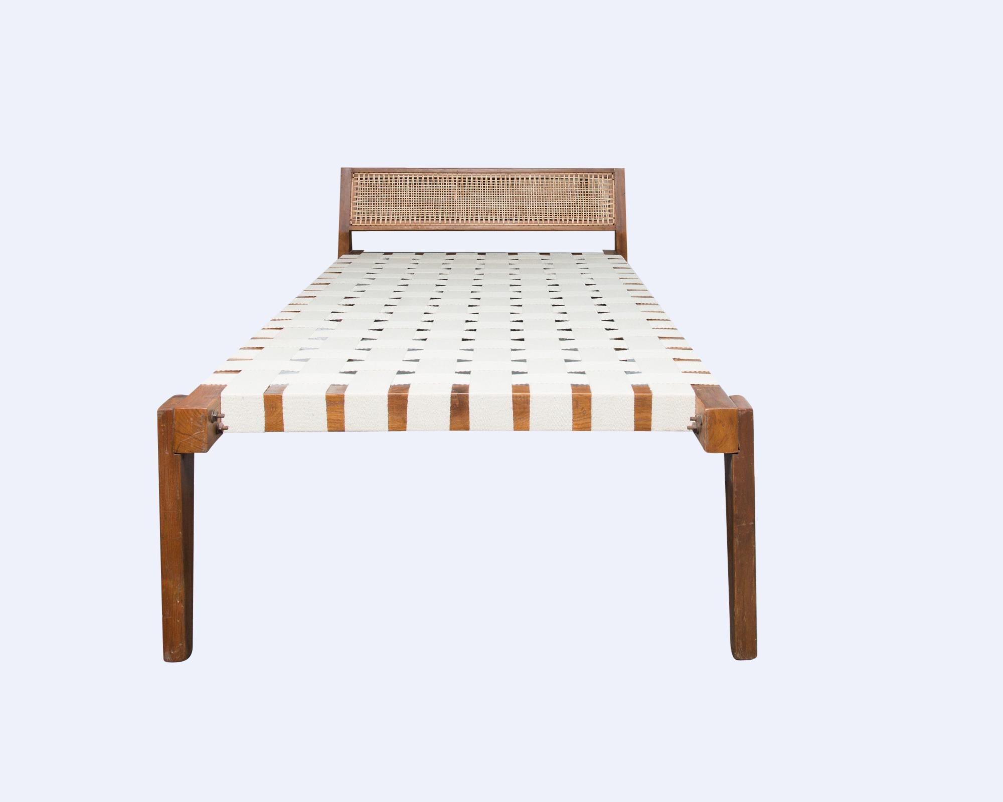 Indian Pierre Jeanneret Bed For Sale