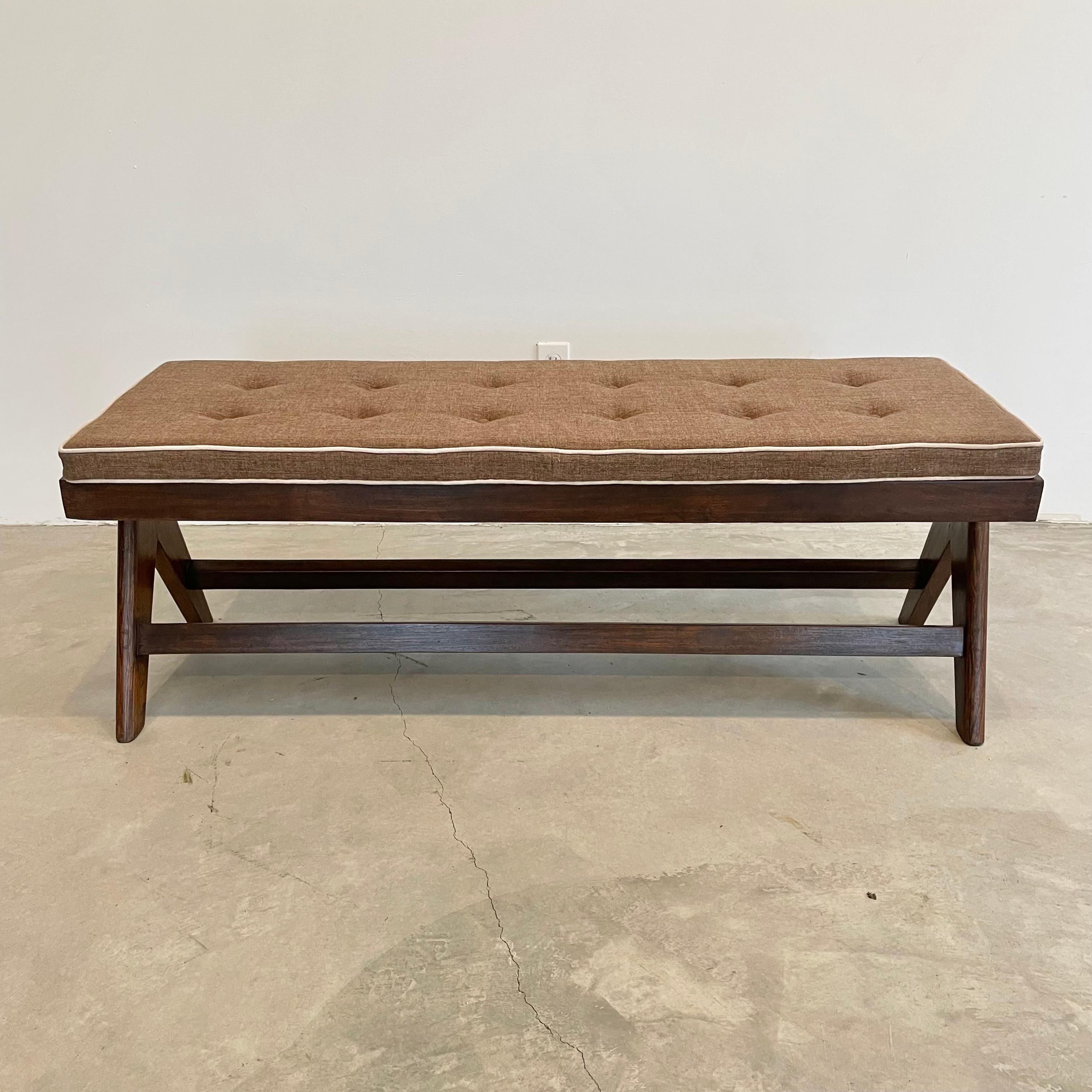 Pierre Jeanneret Bench, 1950s Chandigargh For Sale 5