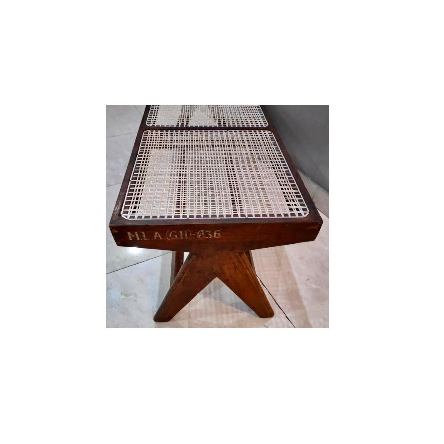 Pierre Jeanneret Bench, 1950s Chandigargh For Sale 13