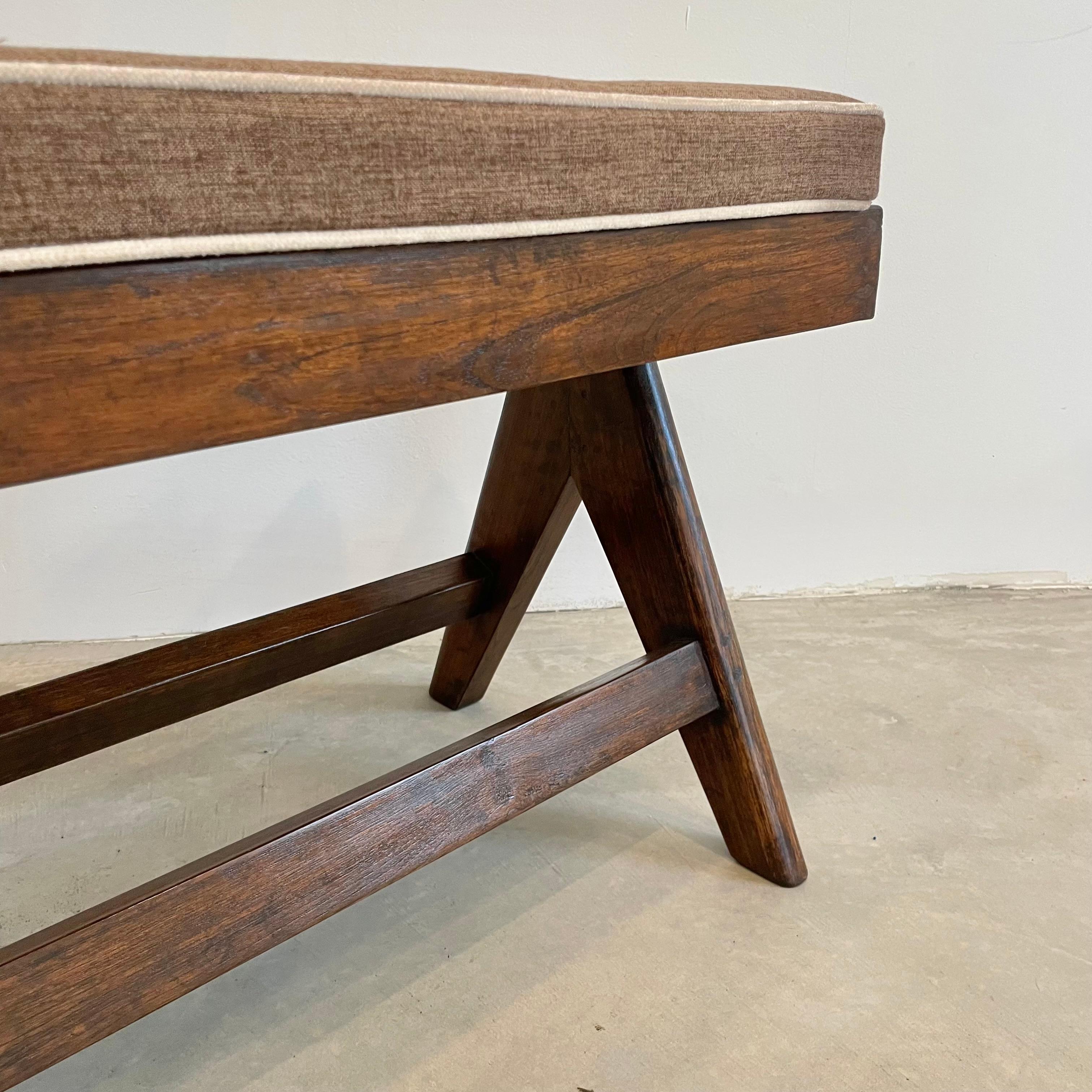 Pierre Jeanneret Bench, 1950s Chandigargh For Sale 2