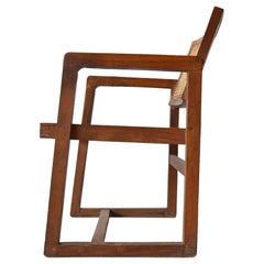 Pierre Jeanneret "Box" Desk Chair in Teak
